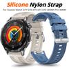 22mm Strap Suitable For Huawei Watch GT 7 6/GT 7 6Pro Soft and Durable Silicone Nylon Replacement Wristband for GT5 GT4 3 46mm Press Head Watch Strap