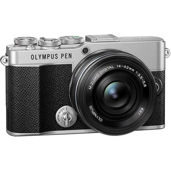 Olympus PEN E-P7 14-42mm EZ Lens Kit Zilver (ED 14-42mm F3.5-5.6 EZ)