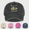 "Limoncello Costa D'Amalfi" Lemon Print Washed Baseball Cap Adjustable Unisex Italian Summer Sun Hat
