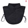 Lapela destacável colar falso clássico blusa falsa removível acessório feminino/masculino