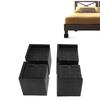  4Pcs Furniture Risers Bed Leg Extenders Sofa Chair Lift Supports Made of Premium Plastic with Non Slip EVA Pad Hold up to 2200LBS for Washing Machine