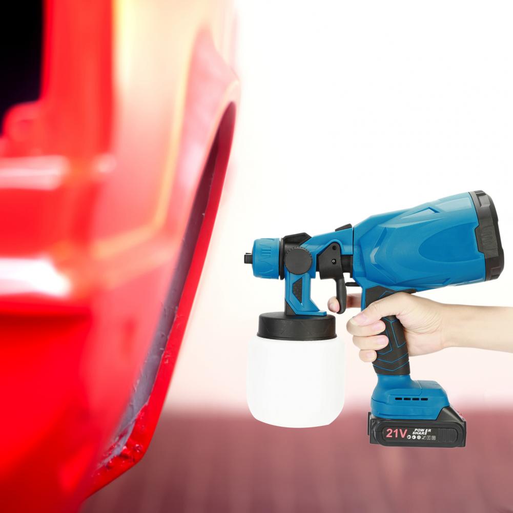 Mini Paint Sprayer Ergonomic Handle Long-Spray Distance 3 Spray Patterns Rechargeable Electric Handheld Powerful Paint Sprayer