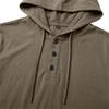 Sudadera con capucha de manga larga ligera para hombre, informal, retro