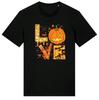 Love Pumpkin Halloween T Shirt,Halloween Night Party Tee, Spooky Nightmare Gift
