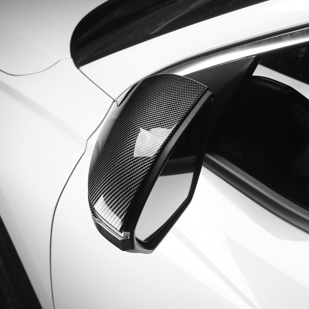 For Hyundai Tucson NX4 2026-2026 Exterior Side Door Rearview Mirror Trim Carbon Fiber Pattern Car Side RearView Mirror Cover
