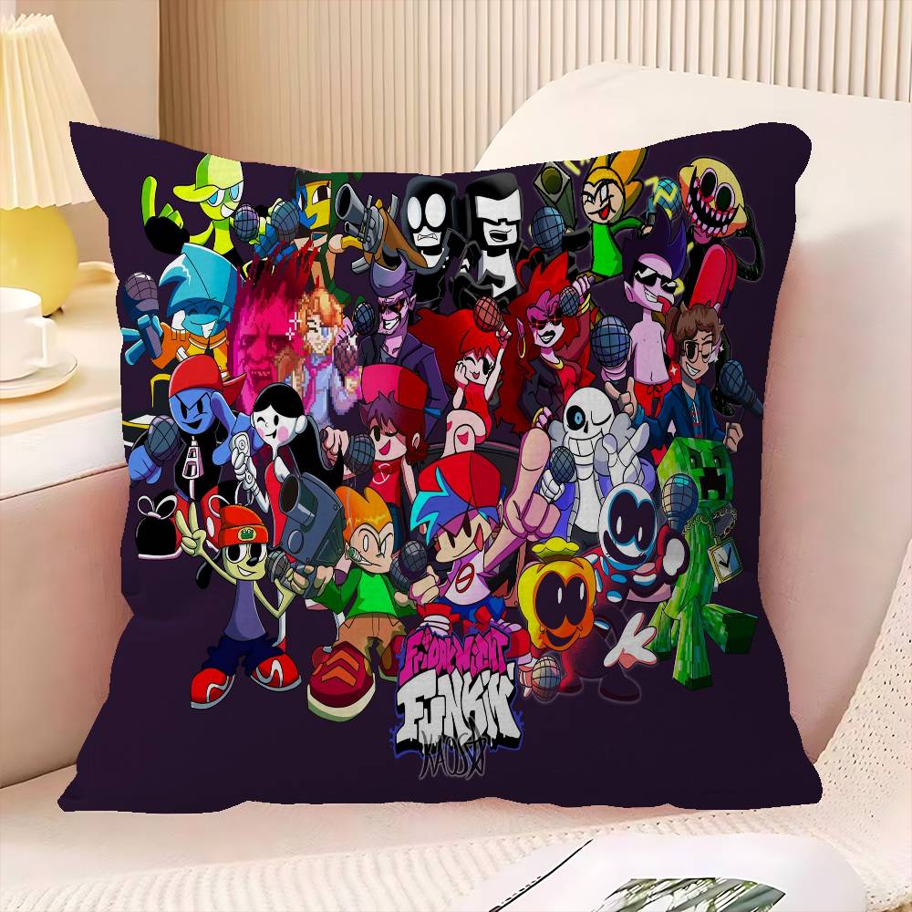 

Friday Night Funkin Game 45*45cm Cushion Cover Pillow Cover Decor Pillowcase Home Pillowcase For Couch Pillow 30cmx30cm