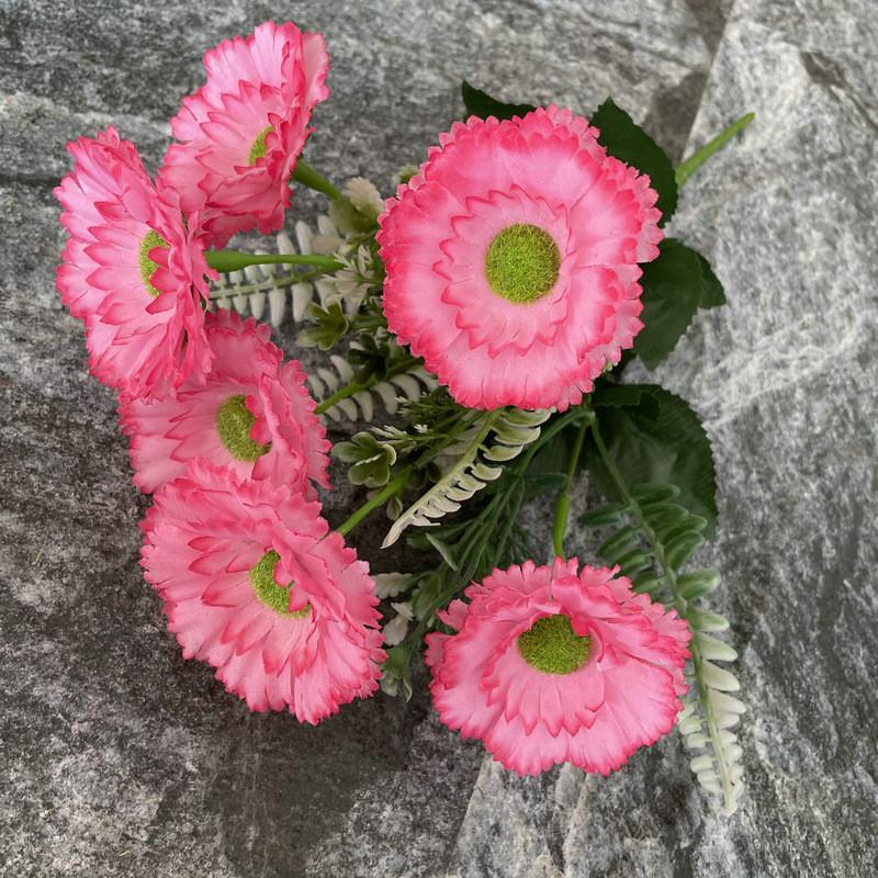 Chrysanthemum Flower Artificial Wedding Hotel Restaurant Decoration Desktop