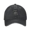 Old School Rune-Scapes Ironman Mode Baseball Cap Vintage Distressed Denim Washed OSRS Game Sun Cap Unisex Women Outdoor Gift Hat