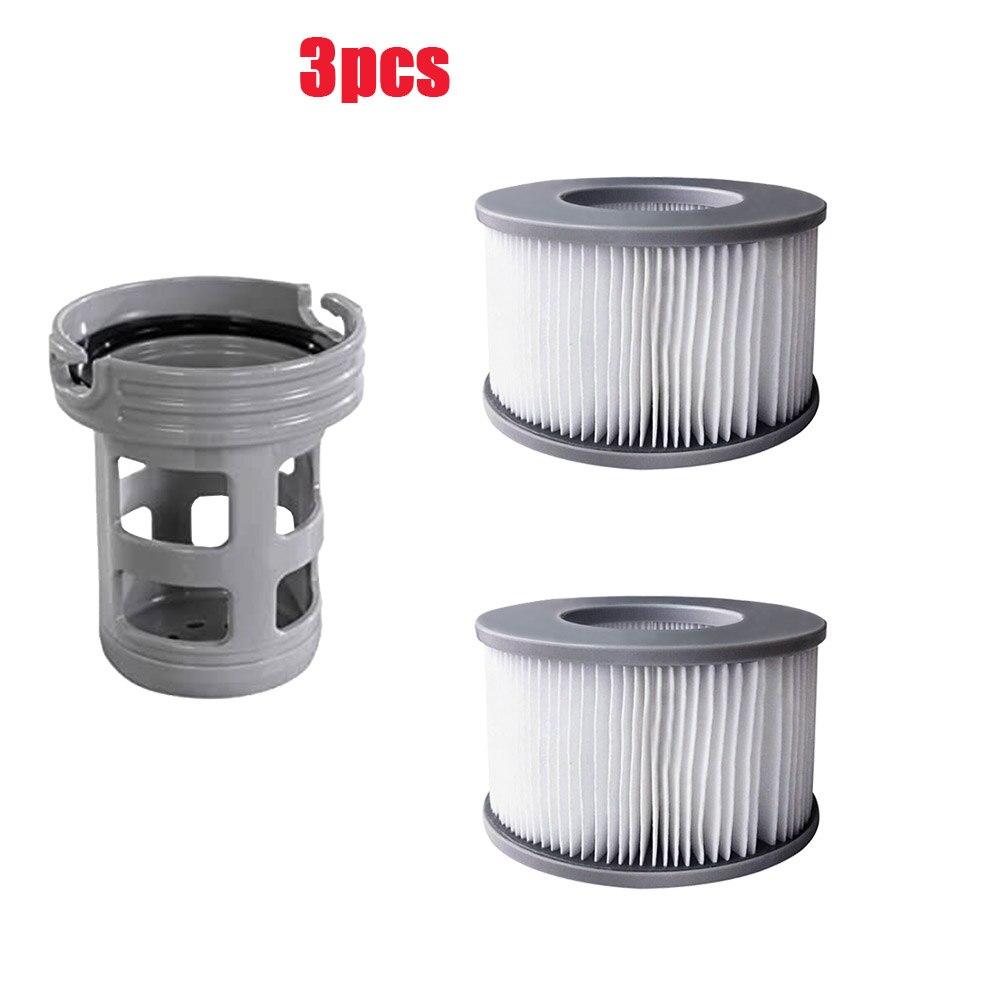 Accessories for Mspa Hot Tubs Suitable for All MSpa Models from 2020 Screw-in Base Adaptor+Screen filter+Pool Filter