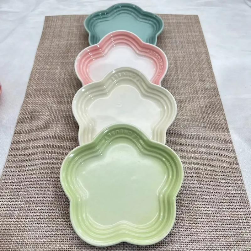 Small Plate 14Cm Sauce Plates Cats Food Bowl French Cool Color Cake Dish Spit Bone Dishs Side Dish Decorative Dessert Tray