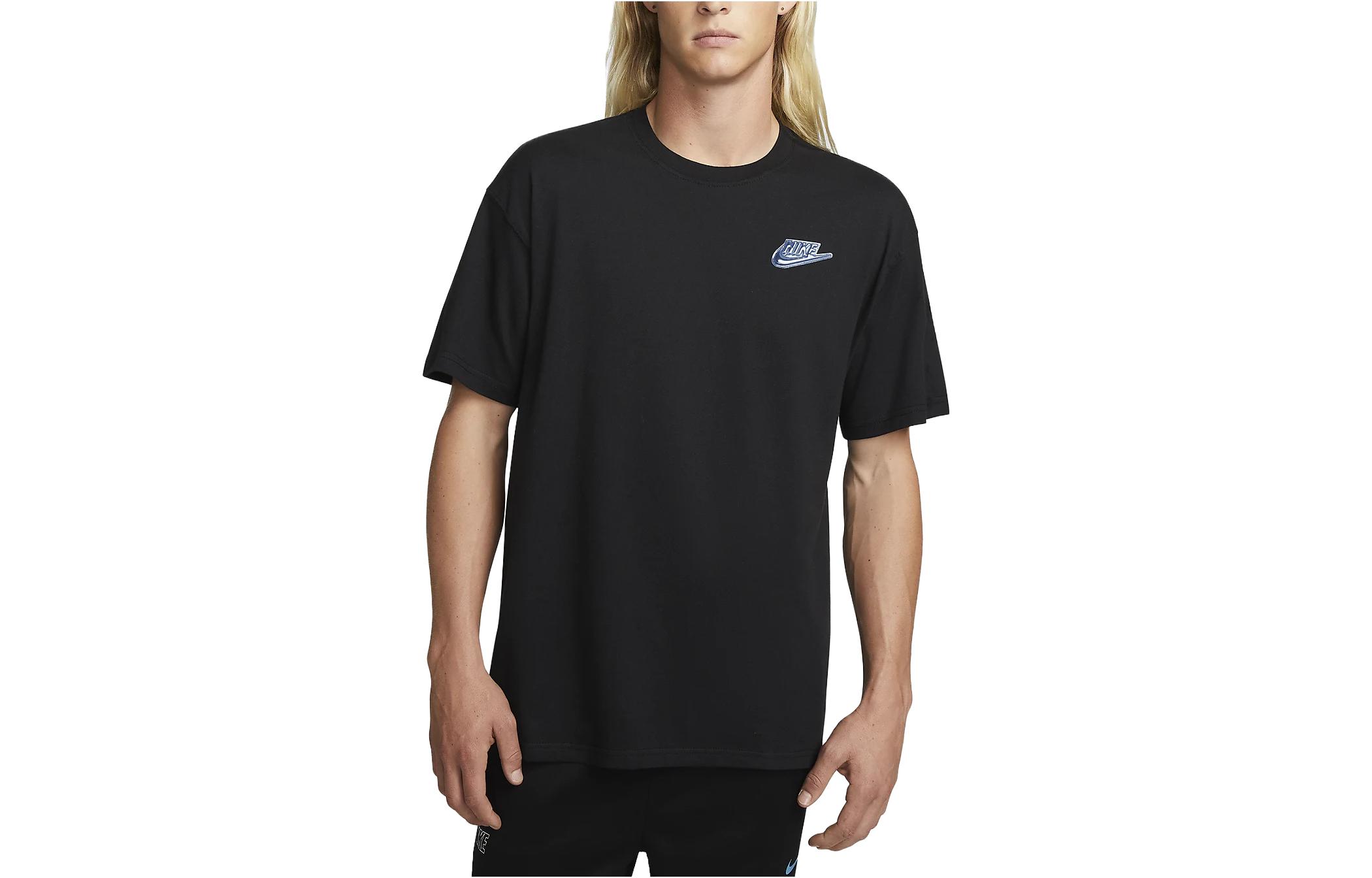 Nike Drop Shoulder Sleeve T-Shirt Men s Black DZ2836-010 S