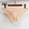 Slip d'été pour homme 3D U-convexe Basse taille Fin Culotte Couleur unie Poche tridimensionnelle Sous-vêtement Respirant