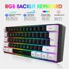 Wired Gaming Keyboard Water Resistant Gaming Keyboard RGB Lighting Keypad