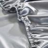 Satin Fitted Sheet Queen Deep Pocket Single  Mattress Cover Breathable Soft Comfortable Bed Set Sheet NO Pillowcase 90  160x200