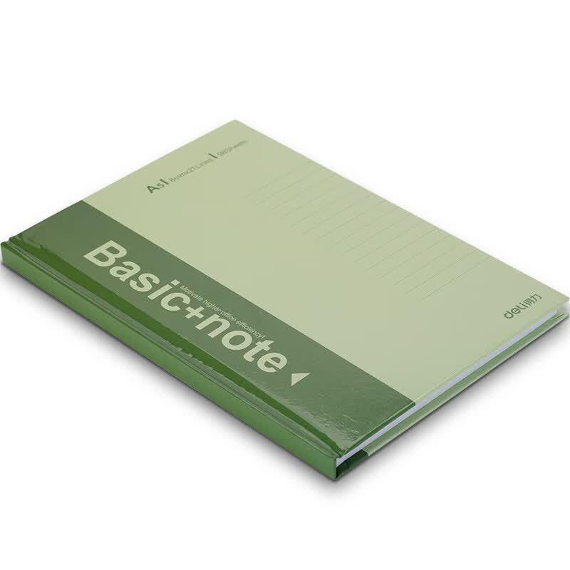 Deli A5 100-Page Hardcover Notebook 5-Pack