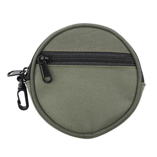 Fishing Wire Storage Bag Zipper Closure Large Capacity Water-Resistant Fabric Lightweight Portable Fishing Gear Organizer