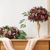 Artificial Flower Silk Peony Rose Home Room Vase Outdoor Yard Garden Festival Table Decor DIY Wedding Bridal Bouquet Hotsale Diy