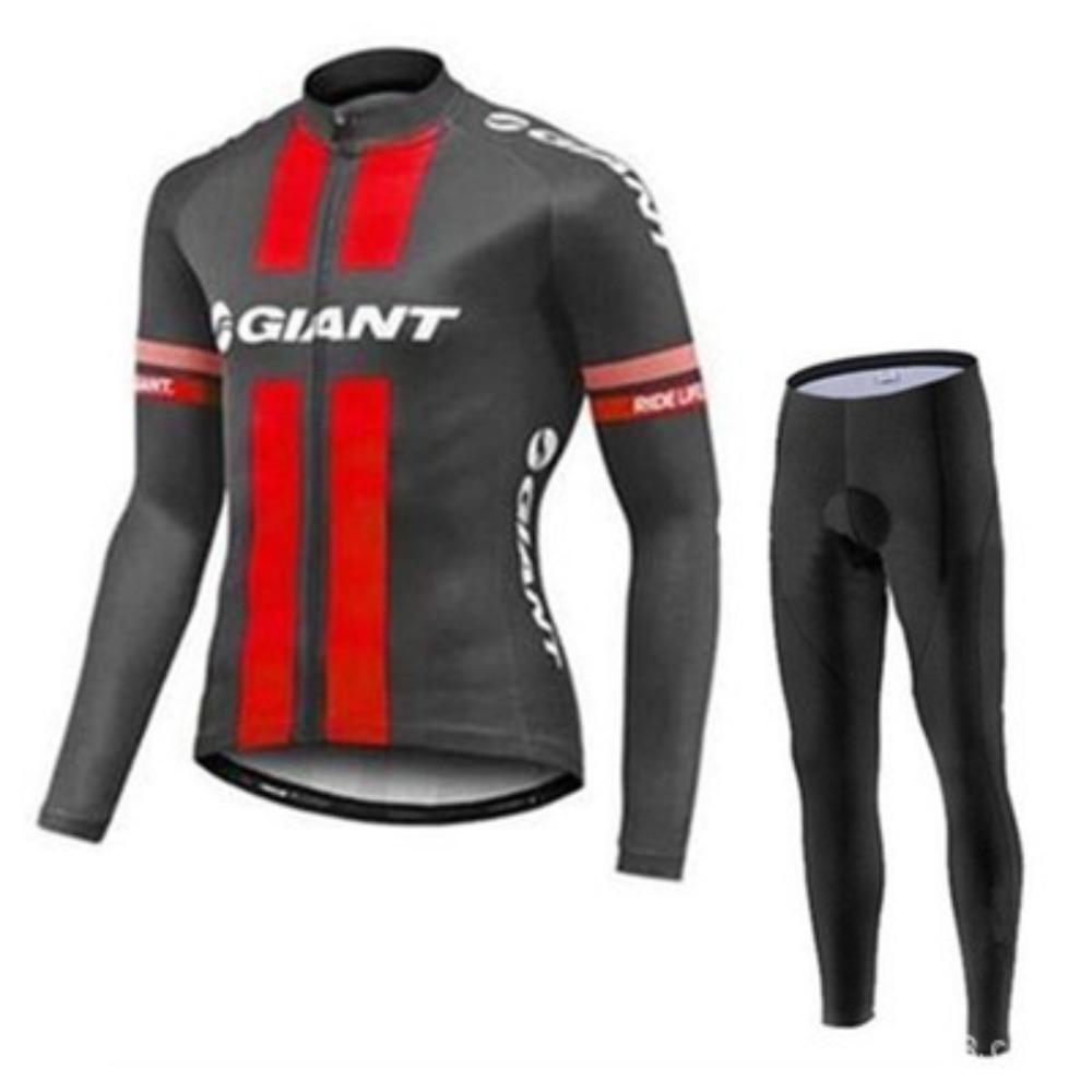 Outdoor Team Edition Tour de France Mountain Bike Quick-drying Spring and Autumn Cycling Suit Long Sleeve Suit Men
