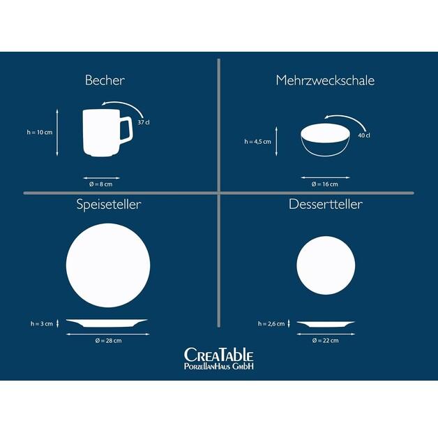 Набор для натурального комбенизона CreaTable Uno, 16 шт. (23188)