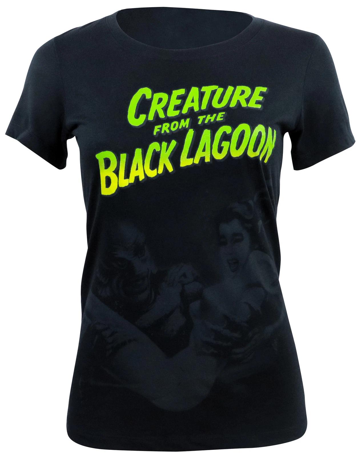 UNIVERSAL MONSTERS Creature with Woman Girls Juniors T-Shirt S-XL NEW XXXXL