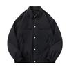 Shirt Men's Long-sleeved Spring Contrasting Color Splicing Tooling Shirt Design Sense Ruffian Handsome Fried Street Jacket