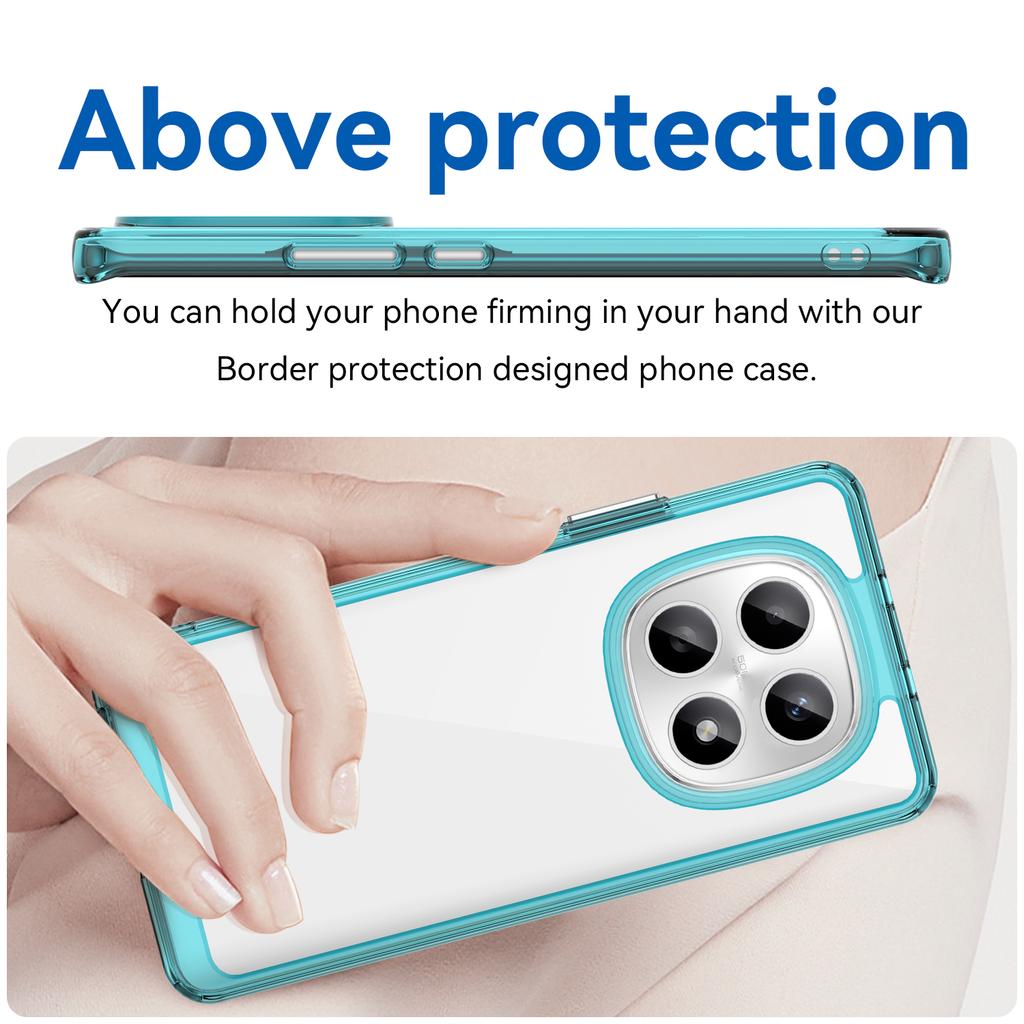 Dla Xiaomi Poco M8 5G/Redmi Note 15 5G (Światowy) Etui TPU + Akryl Ochronne Przezroczyste Pokrowiec na Telefon