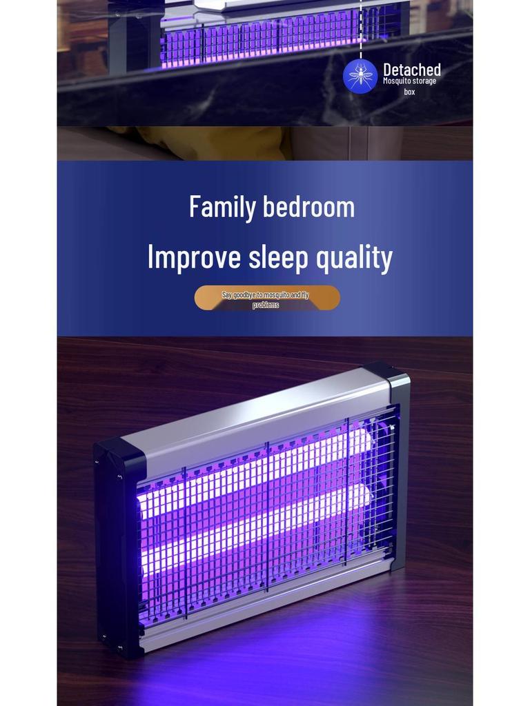 Wall-Mounted Electric Mosquito and Fly Killer for Hotels, Restaurants, and Outdoor Use