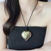 Korean Style Rope Neck Chain Necklace For Women Charm Metal Heart Pendant Collar Chain Choker Fashion Party Jewelry