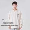 Baleno Men's Waffle Knit Long Sleeve Polo Shirt