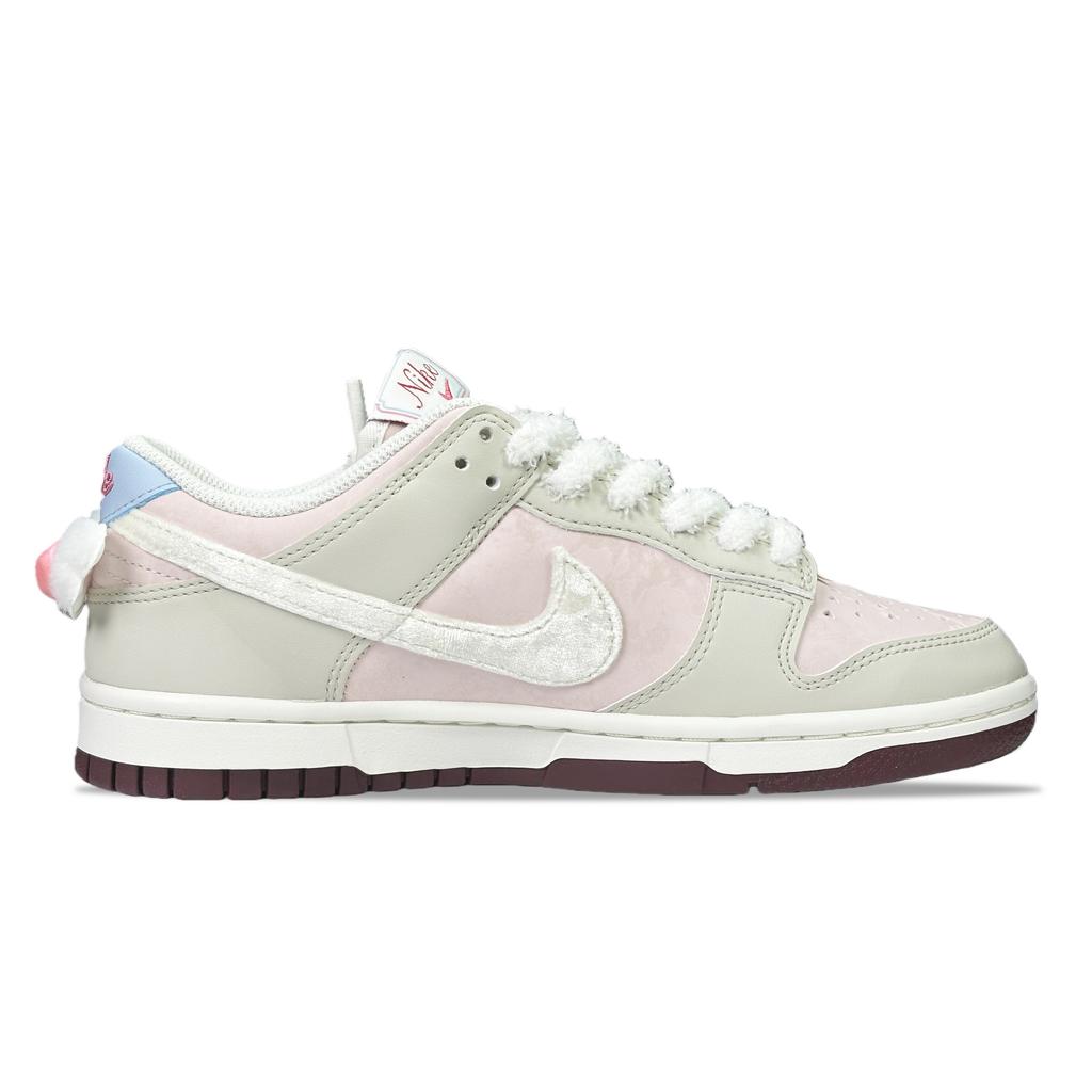 Nike Dunk YDCC Star Key Wish, Shopping Bag Low Top Skateboard Shoes Women's Beige Pink IQ1145-610(Team501-)