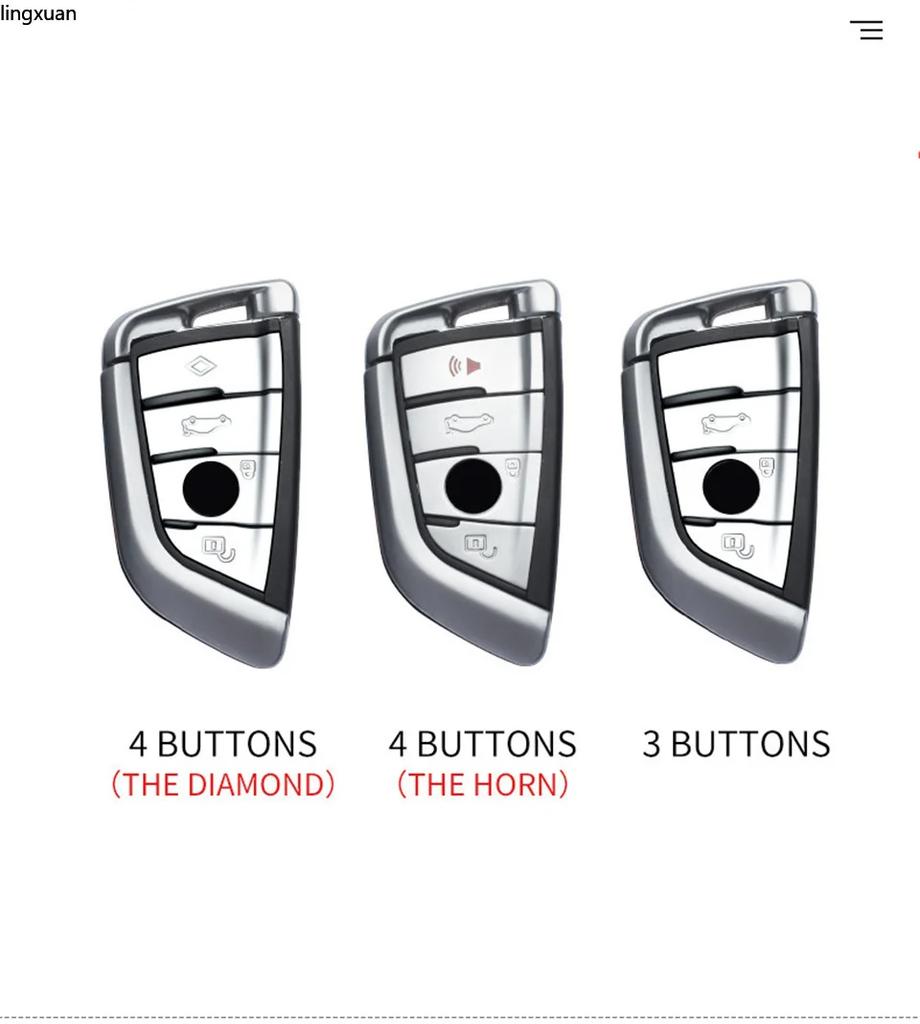 Auto Key Fob Cover Case Key Fob Bag Fit For Bmw F20 G20 G30 X1 X3 X4 X5 G05 X6 Auto Accessories Car-Styling Mount Housing Key Ring Protective