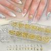 Metal Starfish Ocean-Themed Nail Art Rhinestones Self-Adhesive Ocean Nail Art Decorations