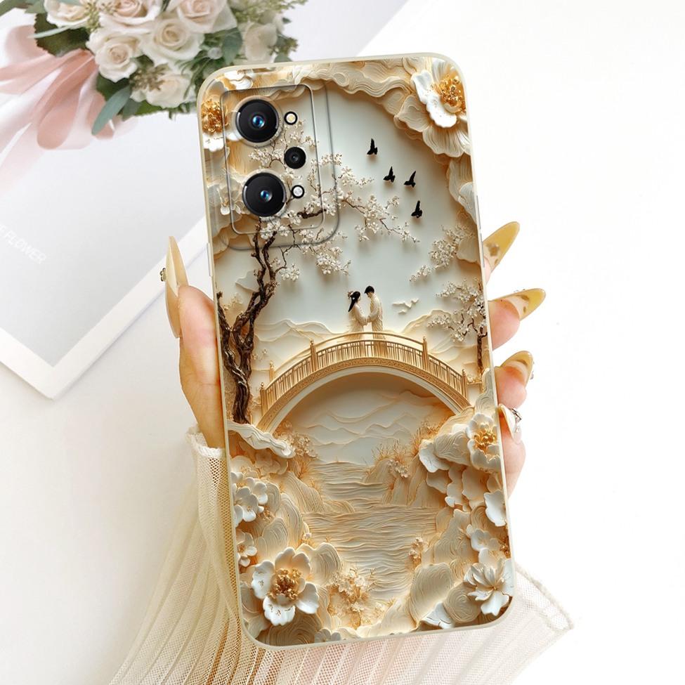 Cover For Realme GT Neo2 Case RMX3370 Silicone Luxury Fashion Cool Kawaii Cute Painted Casing For Realme GT Neo 2