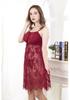 Women's Plus Size Sexy Lace Mesh Nightgown Lingerie