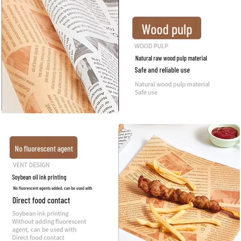 American Style Greaseproof Food Wrapping Paper