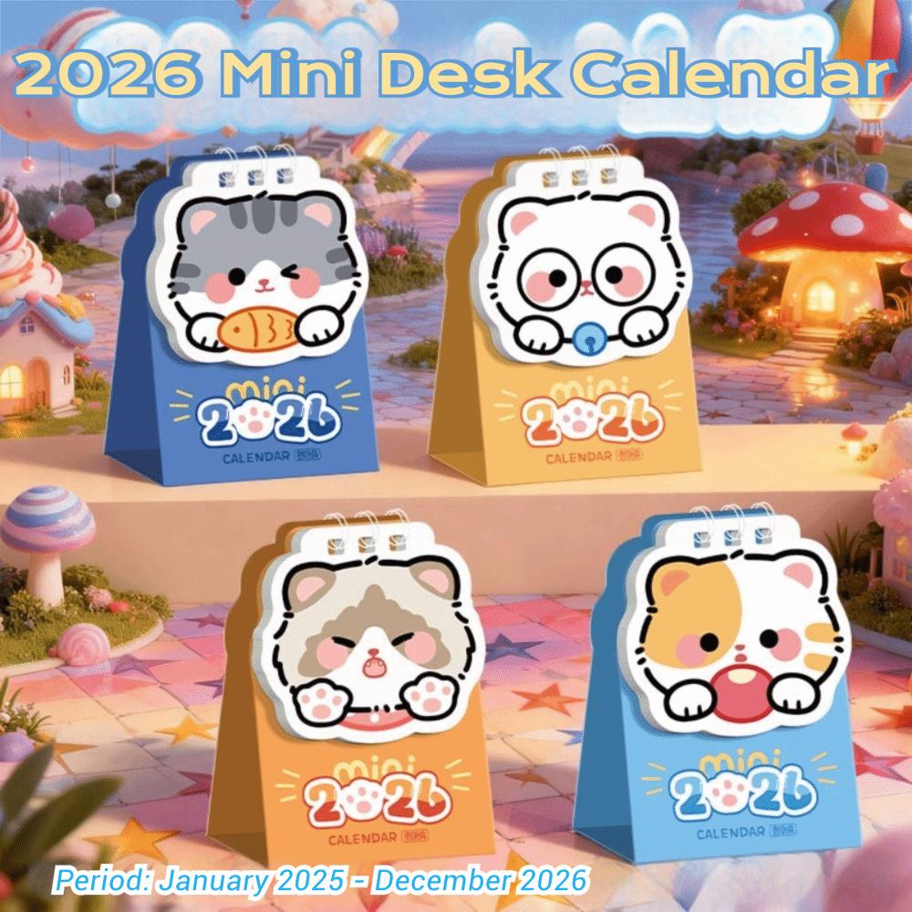 Portable Coil Calendar Mini Schedule Planner Cute Daily Planner  Desktop Ornaments