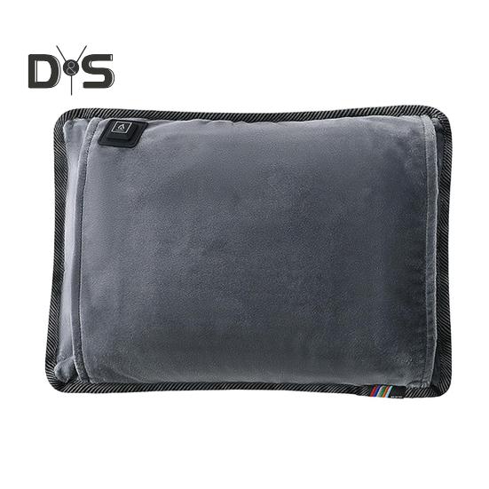 

Многоразовая мини-грелка, мгновенная грелка, регулируемая температура, быстрый нагрев, можно мыть, греть руки и ноги, USB-грелка серый