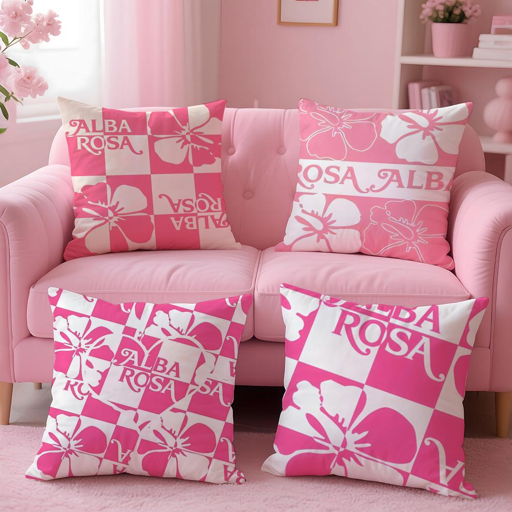 Fashion AALBA RROSA Cushion Cover Comfort Sofa Bed Silky Elegant Invisible Zipper Decorative Holiday Gifts
