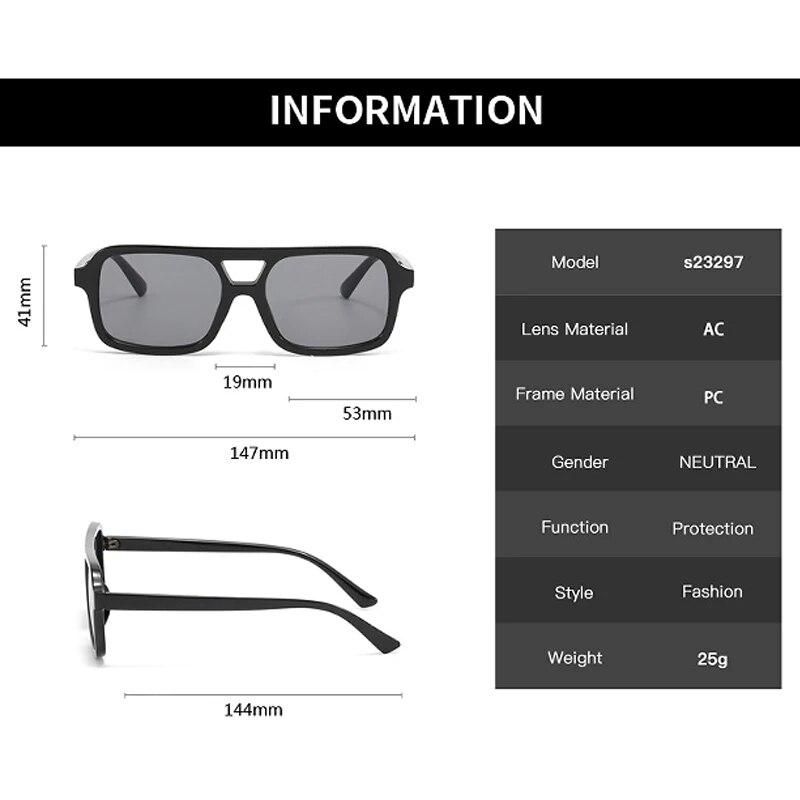 Parallel Bars Commuter Biking Sunglasses Stylish Retro Outdoor Sunglasses Uv400