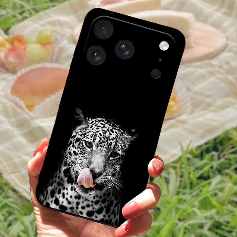For IPhone 17 Pro 17Pro Case Luxury Wolf Lion Silicone Soft TPU Phone Cover For Apple IPhone17 Pro A3256 Cases Shockproof Coque