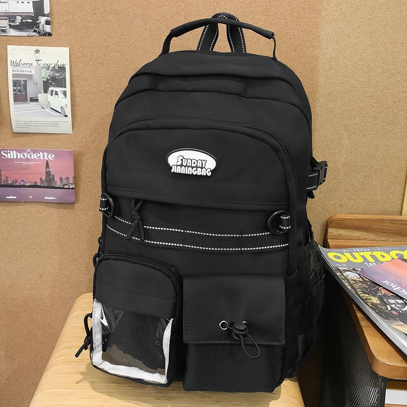 Children's School Bag Elementary School Girl Letter Pain Bag Backpack Men's