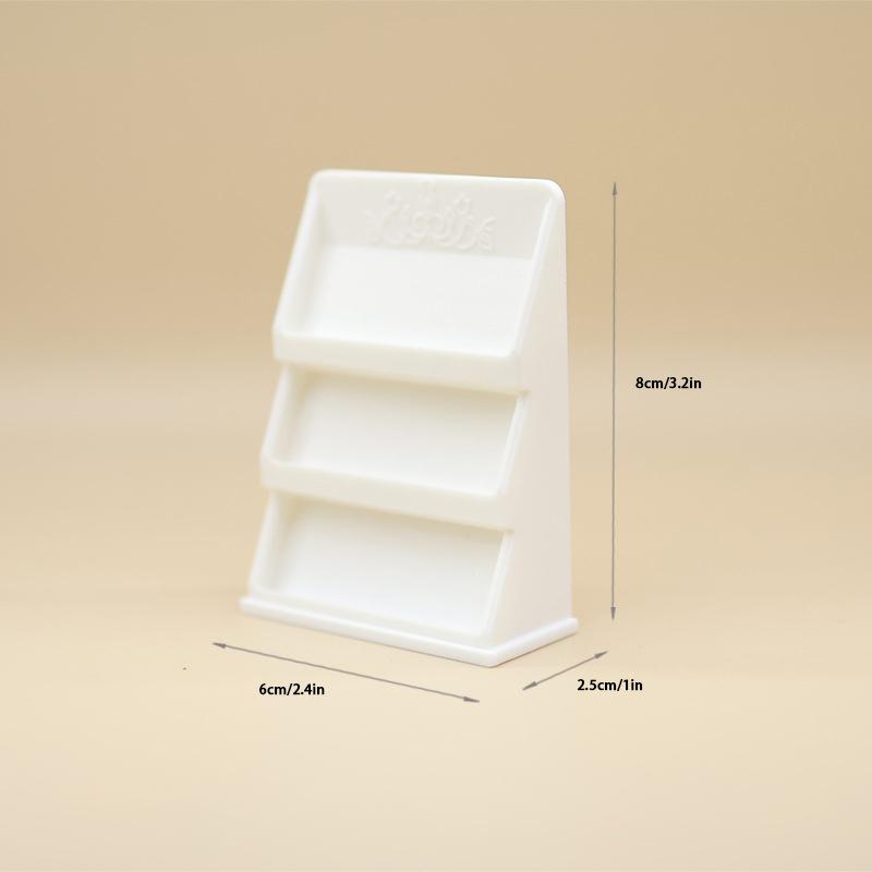 1/12 Dollhouse Mini Book Shelves Display Rack Model Dollhouse Study Furniture Decoration Doll House Micro Scene Ornament