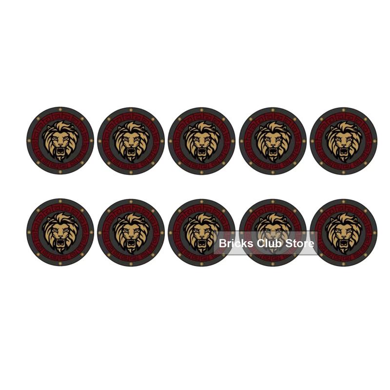 MOC Medieval Knights Building Blocks Accessories Plumes Pauldron Fence Helmet Shield Plush Cloak Soldier Weapons MOC Mini Bricks