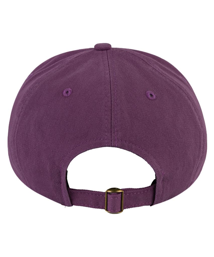 Chaebteo Standard 5-Panel Two-Tone Washing Ball Cap-Purple