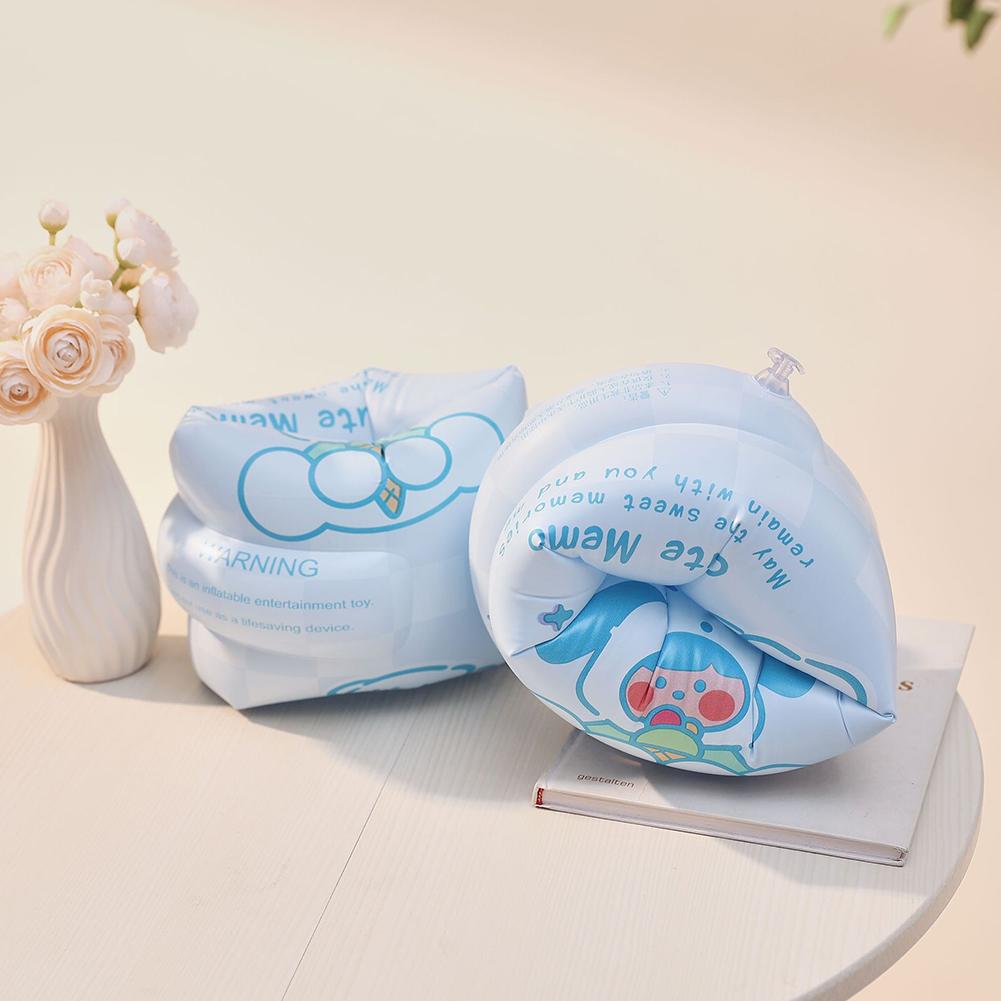 Cute Arm Floaties Inflatable Pool Floats Arm Bands PVC Swim Floater Sleeves Swimming Arm Float Rings for Kids and Adults