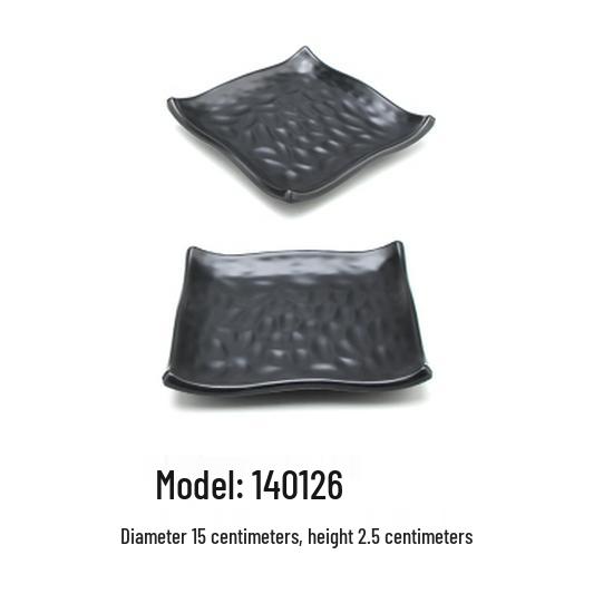 Melamine Plate: Imitation Porcelain Dinner & Snack Plate for Restaurants & Bars