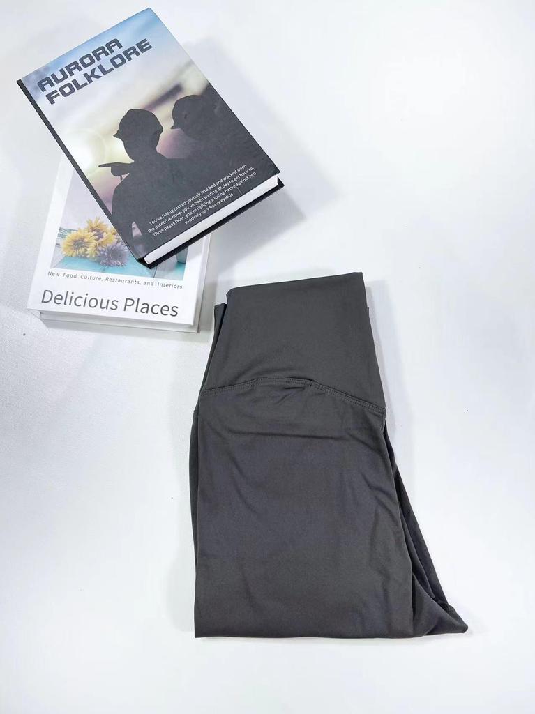 Adapted State Women's High-Waist Double-Sided Yoga Pants - Nude Feel, Hip-Lifting, Tight Fit, Ideal for Running & Fitness
