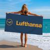 L-L-LufthansaS-ES Towel Beach Bath Quick-Drying Lightweight Portable Sauna Luxury Camping Swim Pool German Travel