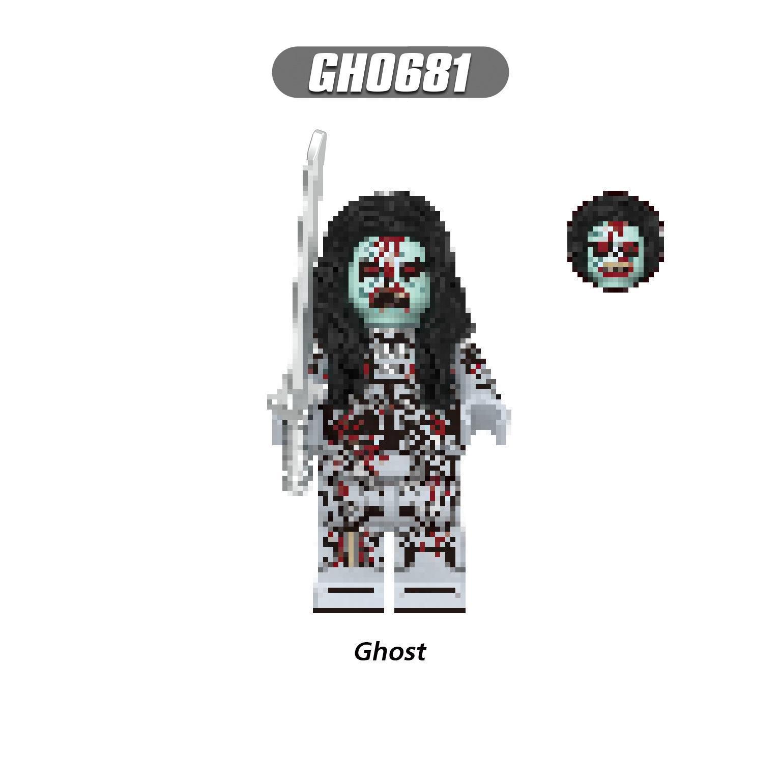 British Zombie Series Building Blocks - G0187 Toy Figures Bag 0683