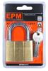 BRASS PADLOCK 5 KEYS 40MM - E-750-0002